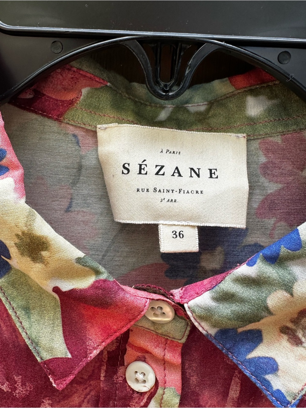 Sezane Pierro Shirt - Creation Floral - Picture 5 of 8